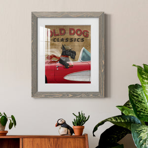 Old Dog Classics - Premium Framed Print - Distressed Barnwood Frame - Ready to Hang