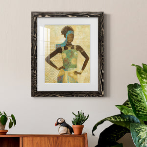 Tribal Vision I - Barnwood Framed Art Print