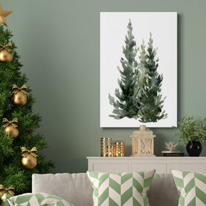 Simple Evergreens I - Gallery Wrapped Canvas