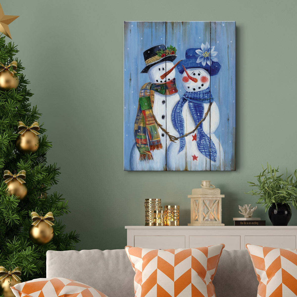 Baby It's Cold Outside Premium Gallery Wrapped Canvas - Ready to Hang