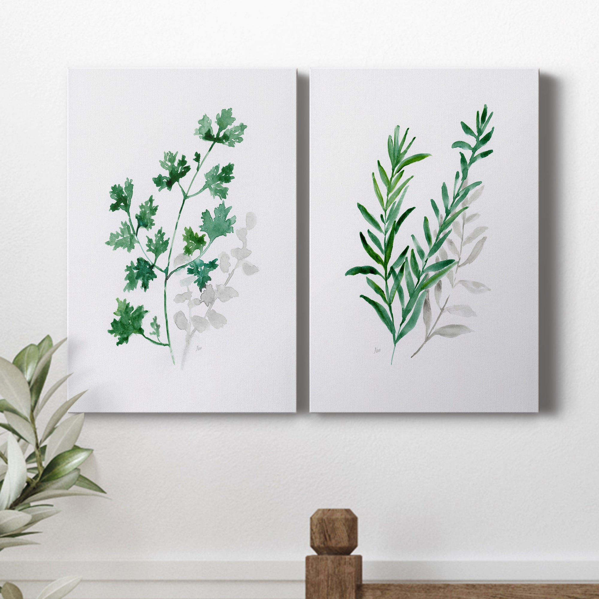 Freshly Picked I Premium Gallery Wrapped Canvas - Ready to Hang - Set of 2 - 8 x 12 Each