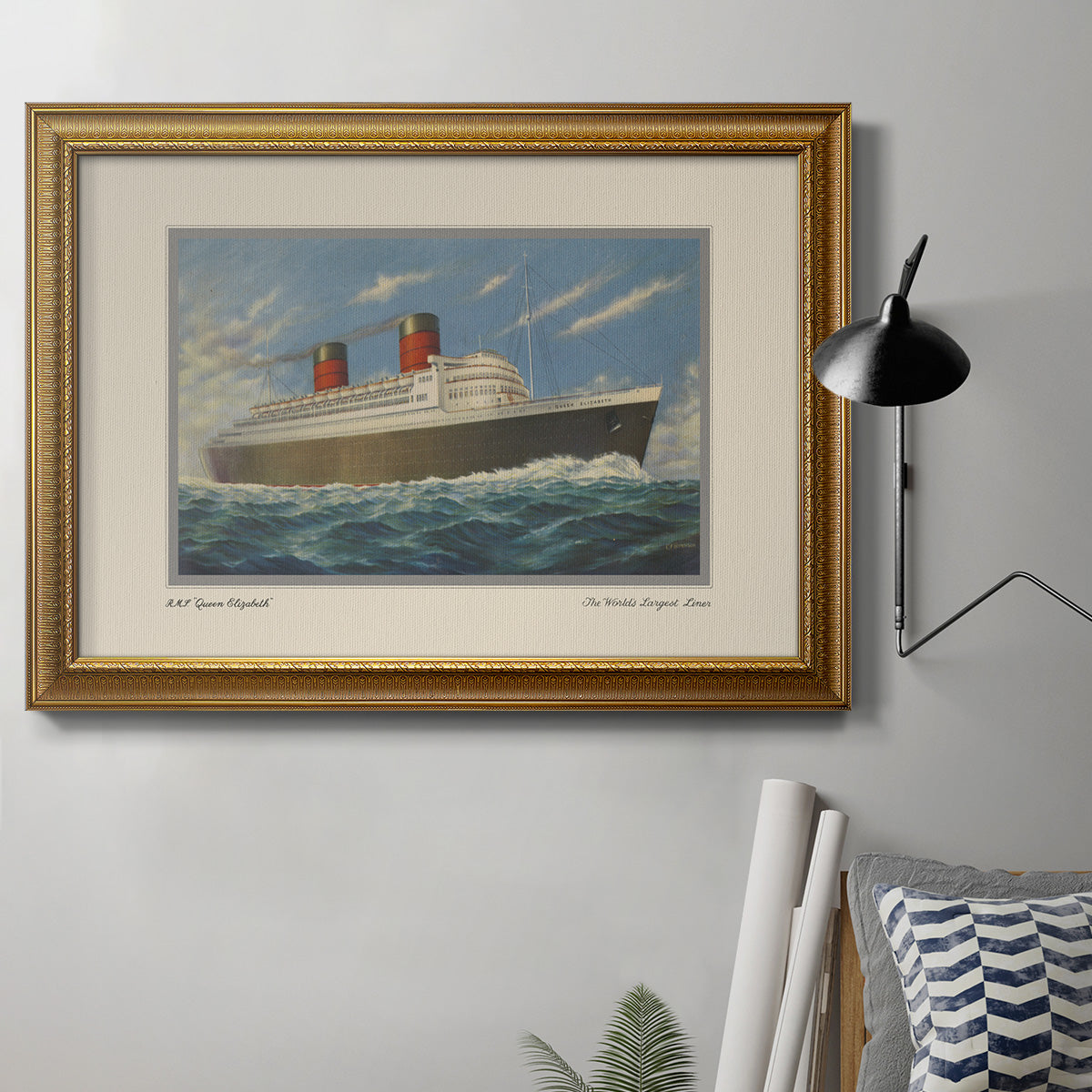 Vintage Cruise II Premium Framed Canvas- Ready to Hang