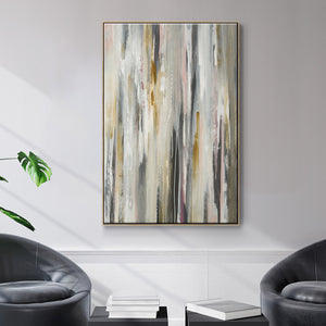 Color Ripple - Framed Premium Gallery Wrapped Canvas L Frame - Ready to Hang