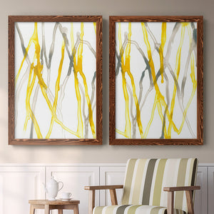 Runnel XIX - Barnwood Framed Canvas Set