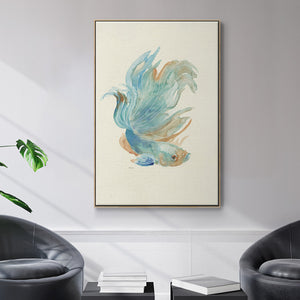 Betta I - Framed Premium Gallery Wrapped Canvas L Frame - Ready to Hang