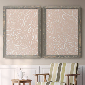 Matisse Pieces III - Barnwood Framed Canvas Set