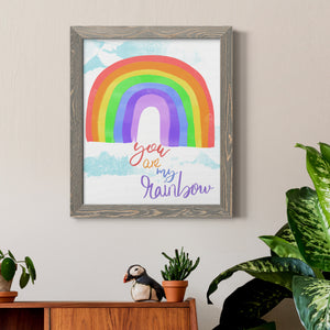 You Are My Rainbow - Premium Canvas Framed in Barnwood - Ready to Hang