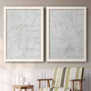 Scrabble I - Barnwood Framed Canvas Set