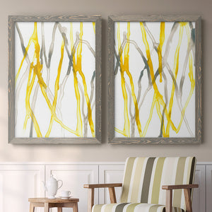 Runnel XIX - Barnwood Framed Canvas Set