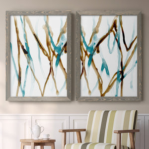 Runnel XVII - Barnwood Framed Canvas Set