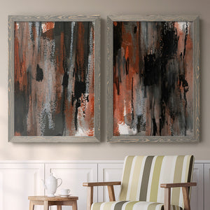 Loft Pastel VII - Barnwood Framed Canvas Set