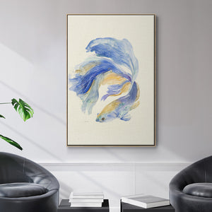 Betta II - Framed Premium Gallery Wrapped Canvas L Frame - Ready to Hang