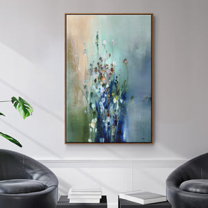 Current Air II - Framed Premium Gallery Wrapped Canvas L Frame - Ready to Hang