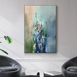 Current Air II - Framed Premium Gallery Wrapped Canvas L Frame - Ready to Hang