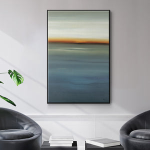 Beside the Blue I - Framed Premium Gallery Wrapped Canvas L Frame - Ready to Hang