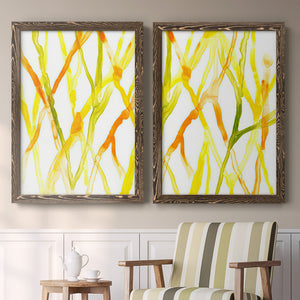 Runnel III - Barnwood Framed Canvas Set