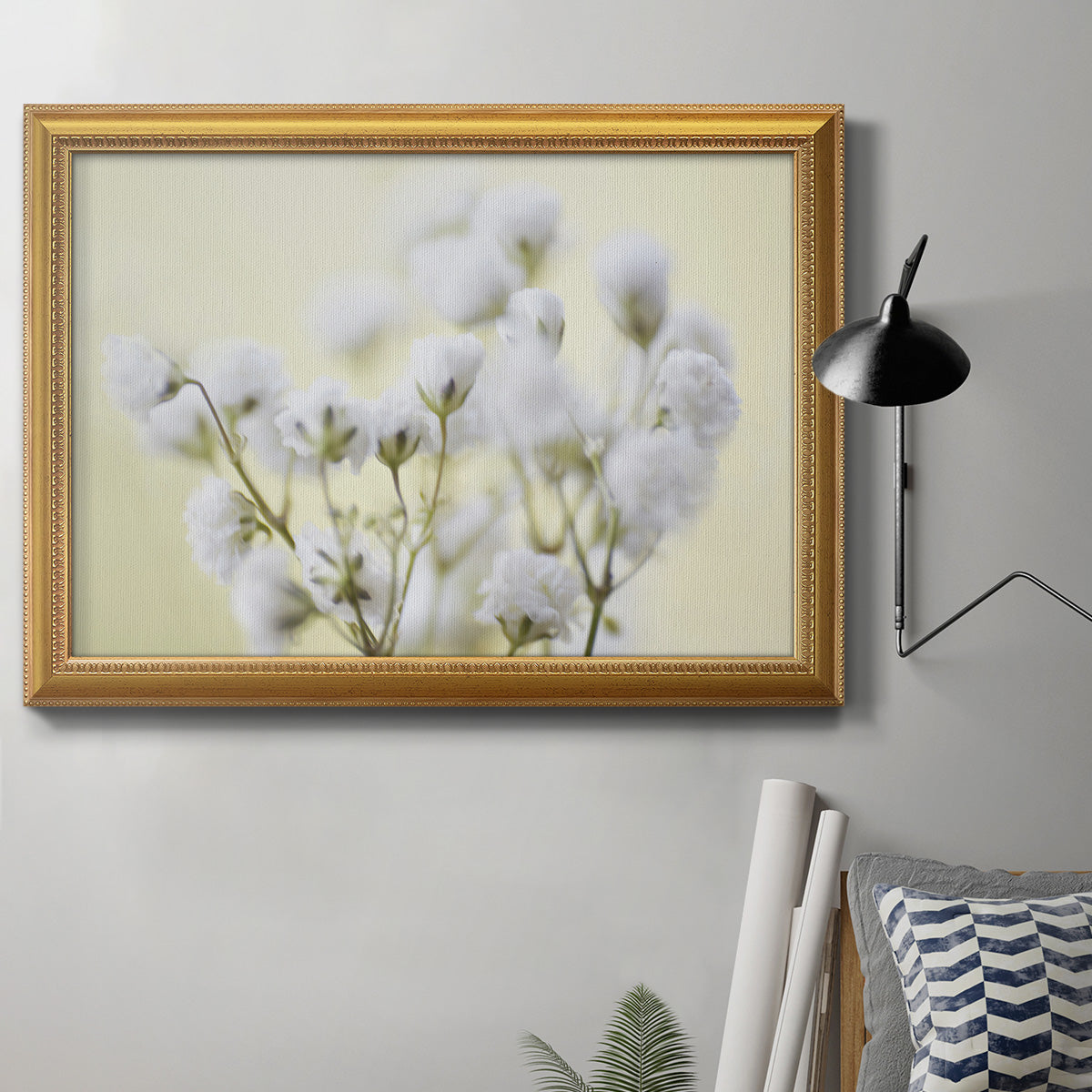 Baby's Breath Study IV Premium Framed Canvas- Ready to Hang