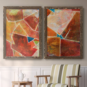 Primary Connection VII - Barnwood Framed Canvas Set