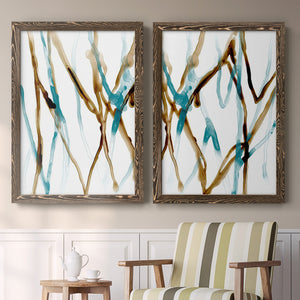Runnel XVII - Barnwood Framed Canvas Set