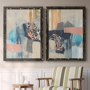 Reductive I - Barnwood Framed Canvas Set