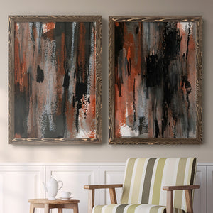 Loft Pastel VII - Barnwood Framed Canvas Set