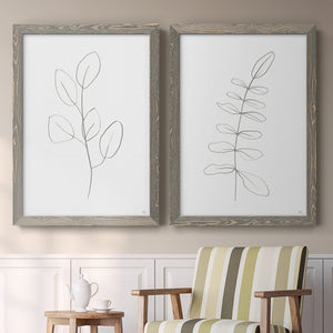 Botanical Gesture III - Premium Framed Canvas 2 Piece Set - Ready to Hang