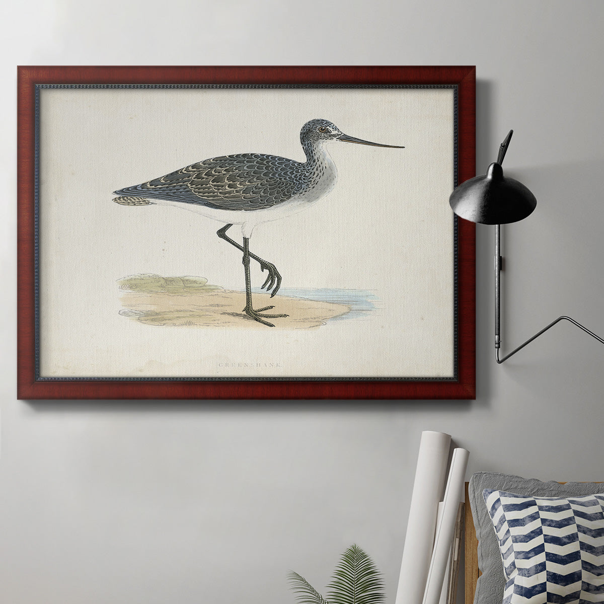 Morris Sandpipers III Premium Framed Canvas- Ready to Hang