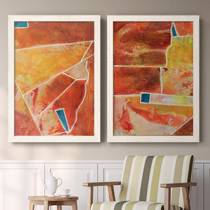 Primary Connection III - Barnwood Framed Canvas Set