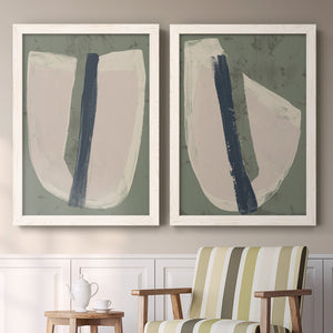 Paper Slice III - Premium Framed Canvas 2 Piece Set - Ready to Hang