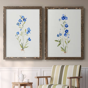 Petite Blue I - Premium Framed Canvas 2 Piece Set - Ready to Hang