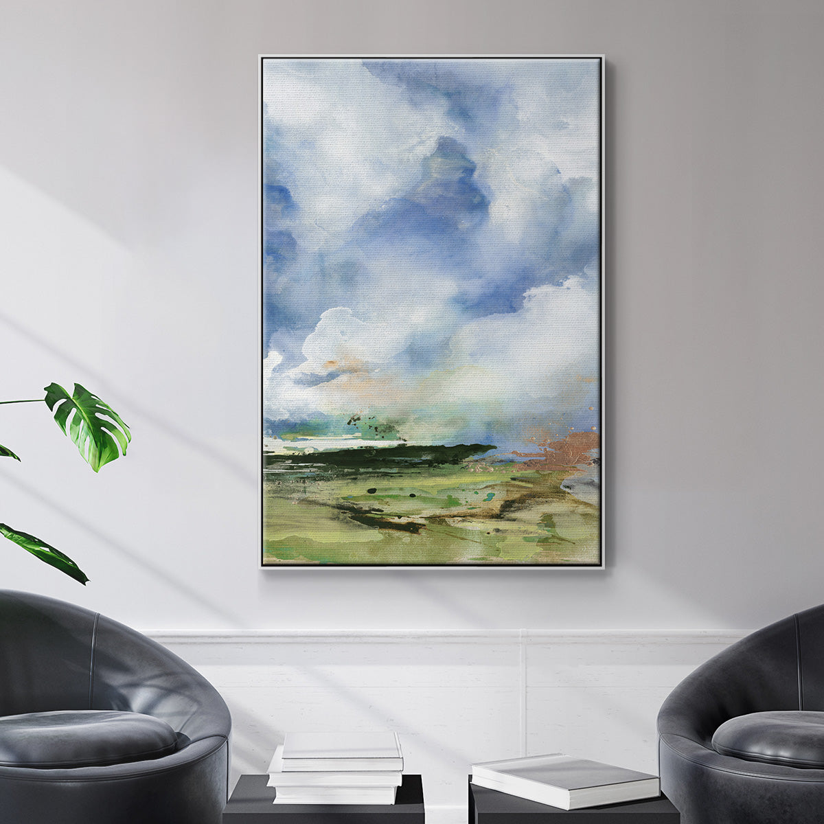 Spring Air II - Framed Premium Gallery Wrapped Canvas L Frame - Ready to Hang