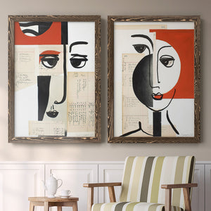 Faces of A Century III - Barnwood Framed Canvas Set