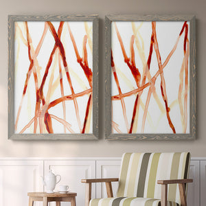 Runnel V - Barnwood Framed Canvas Set