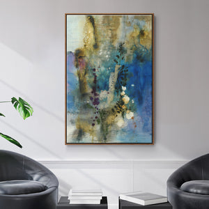 Immerge I - Framed Premium Gallery Wrapped Canvas L Frame - Ready to Hang