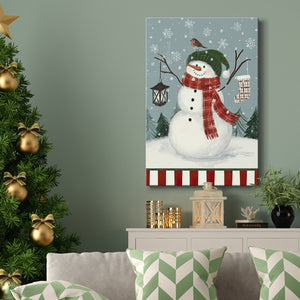 Jolly Snowman Collection B - Gallery Wrapped Canvas