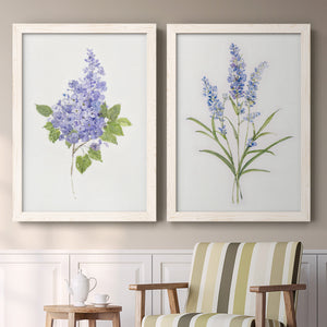 Dainty Botanical Lilac - Premium Framed Canvas 2 Piece Set - Ready to Hang