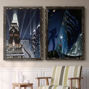 Rooftop Serenade - Premium Framed Canvas 2 Piece Set - Ready to Hang