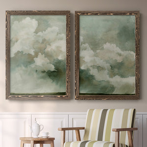 Coming Rain I - Barnwood Framed Canvas Set