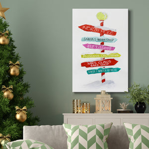Christmas Directions - Gallery Wrapped Canvas