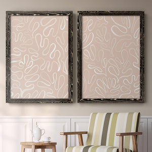 Matisse Pieces III - Barnwood Framed Canvas Set