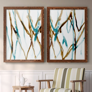 Runnel XVII - Barnwood Framed Canvas Set