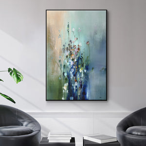 Current Air II - Framed Premium Gallery Wrapped Canvas L Frame - Ready to Hang