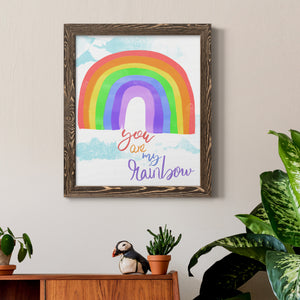 You Are My Rainbow - Premium Canvas Framed in Barnwood - Ready to Hang