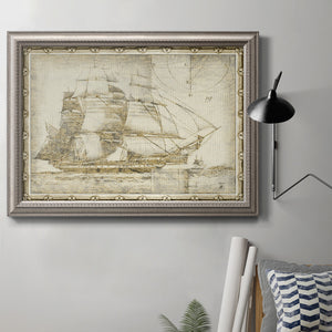 Ghost Ship I Premium Framed Canvas- Ready to Hang