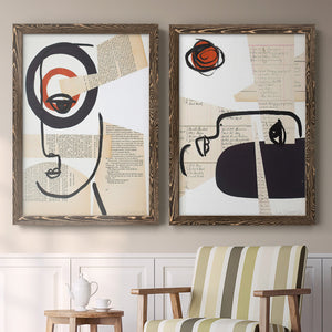 Faces of A Century I - Barnwood Framed Canvas Set