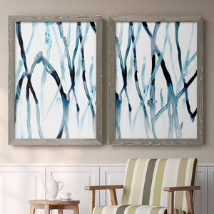 Runnel I - Barnwood Framed Canvas Set