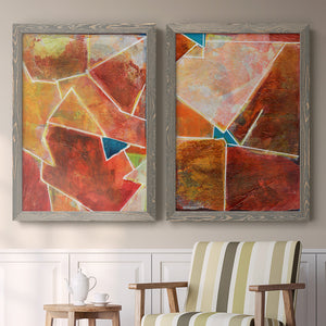 Primary Connection VII - Barnwood Framed Canvas Set