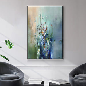 Current Air II - Framed Premium Gallery Wrapped Canvas L Frame - Ready to Hang