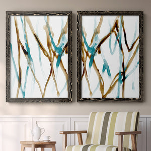 Runnel XVII - Barnwood Framed Canvas Set