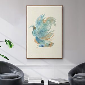 Betta I - Framed Premium Gallery Wrapped Canvas L Frame - Ready to Hang